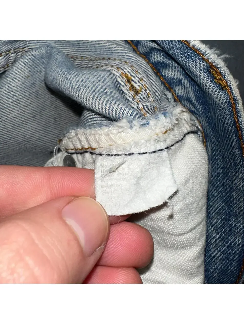 Levis 501 Vintage 80s Redline Selvedge USA XX Jeans Light Wash 524 Act 25x29